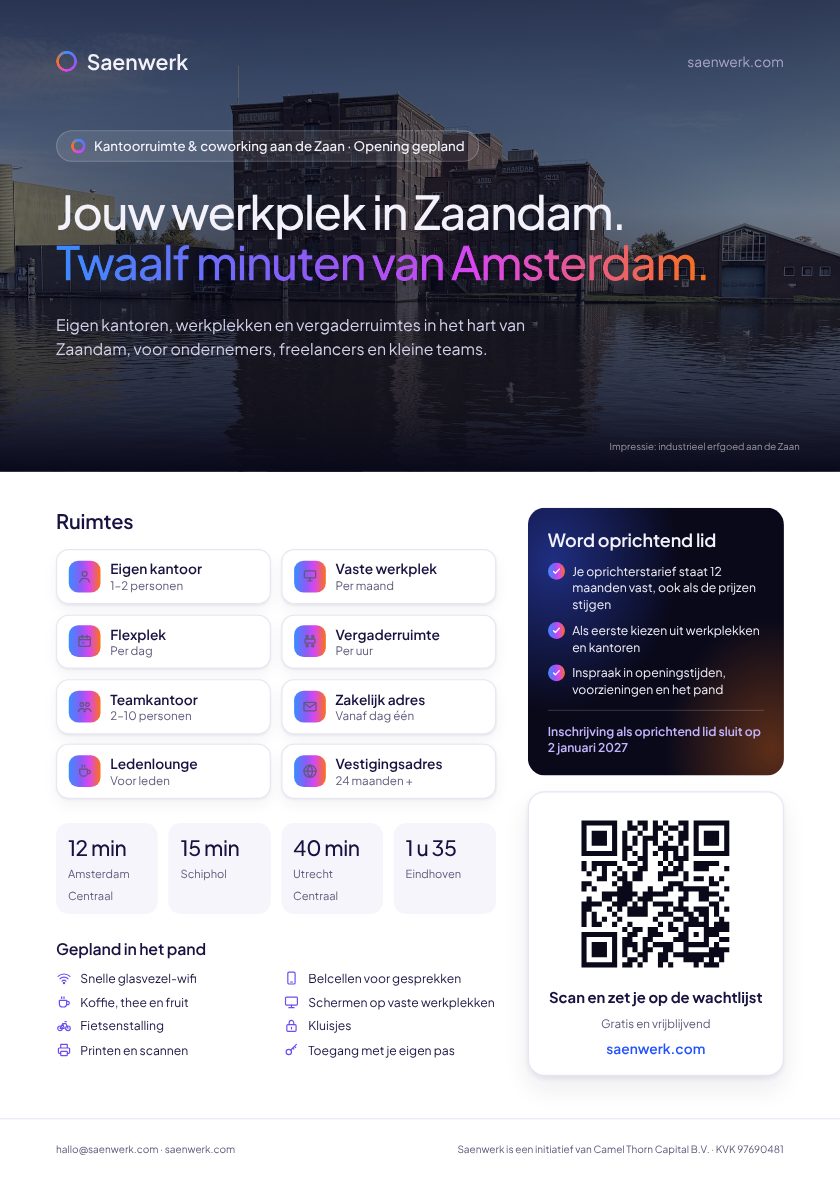 Voorbeeld van de flyer (Nederlands)